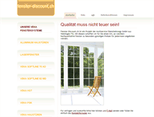 Tablet Screenshot of fenster-discount.ch